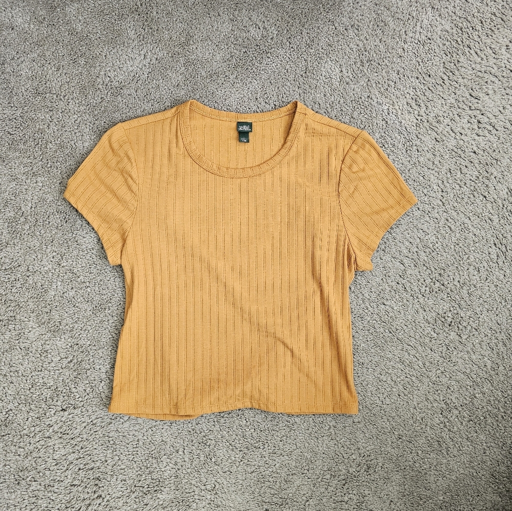 Wild fable open back crop top